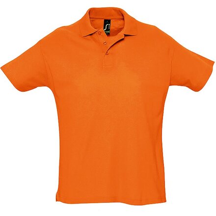 Рубашка-поло мужская "Summer II" 170, M, оранжевый