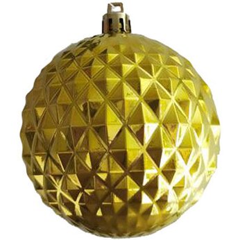 Новогоднее подвесное украшение из полистирола / 8x8x8см, золотистый