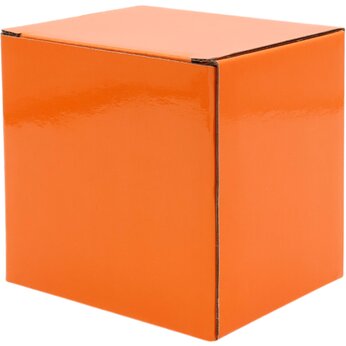 Коробка для кружки "Make me", оранжевый