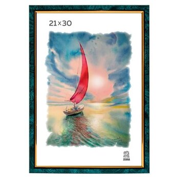 Фоторамка "П2-204 Zebra" 21*30 см, зеленый