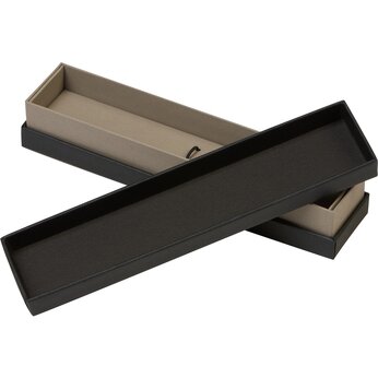 Футляр для 1 ручки "Bloom", черный с серым