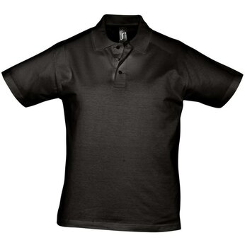 Рубашка-поло "Prescott Men" 170, XL, глубокий черный
