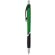 Ручка шариковая автоматическая "Turbo" зеленый/черный/серебристый