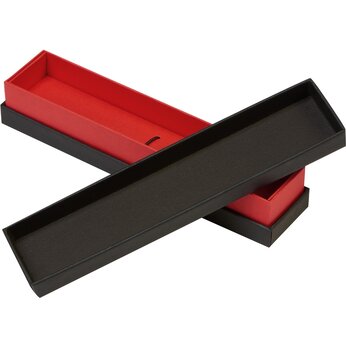 Футляр для 1 ручки "Bloom", черный с красным