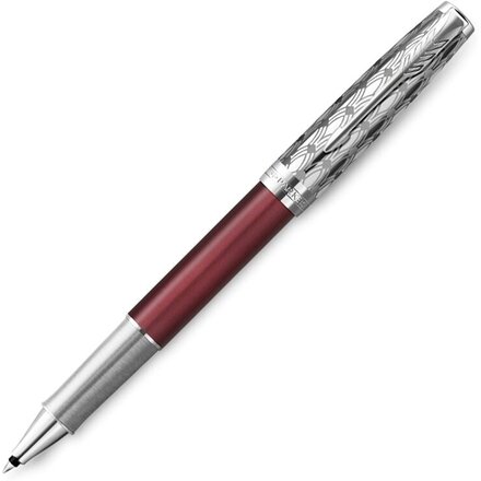 Ручка-роллер Parker Sonnet Premium Refresh RED CT, стержень: F, цвет чернил: black, в подарочной упаковке