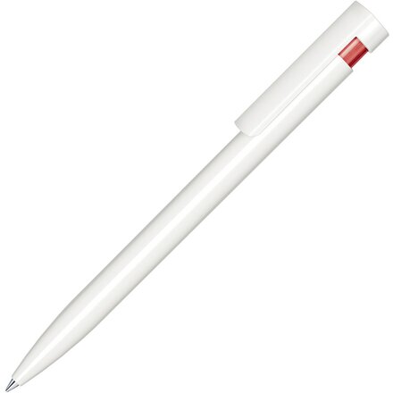Ручка шариковая автоматическая "Liberty Polished Basic Antibac" белый/красный