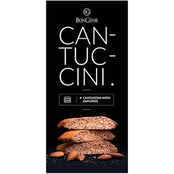 Печенье "Bongenie. Cantuccini" 180 г, с миндалем