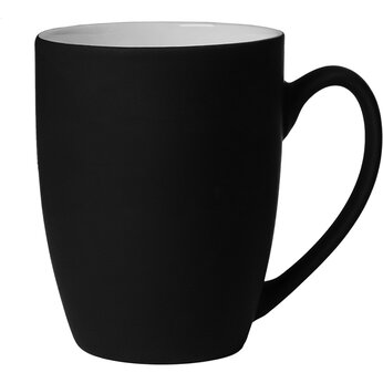 Кружка фарфоровая"Sweet" , серебро/черный