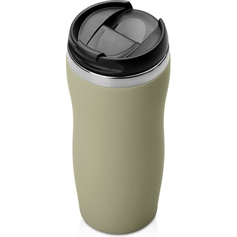 Термокружка "Mony Steel" 350 мл, soft touch, оливковый