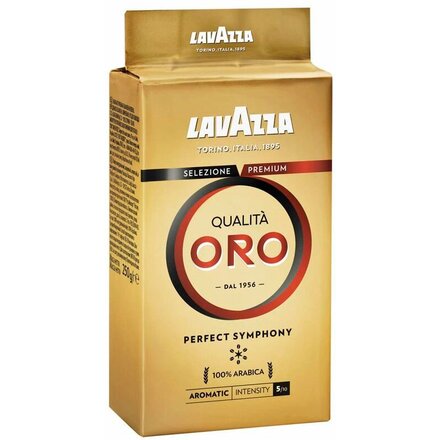 Кофе молотый "Lavazza Qualita Oro" пачка