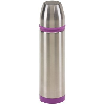 Термос "Keep Warm" серебристый/фиолетовый