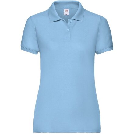 Рубашка-поло женская "Polo Lady-Fit" 180, S, голубой