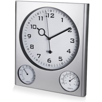 Погодная станция настенная "Патерна", серебристый