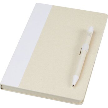 Блокнот размером A5 и шариковая ручка Dairy Dream, белый