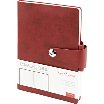 Ежедневник недатированный «Primavera» А5, бордовый