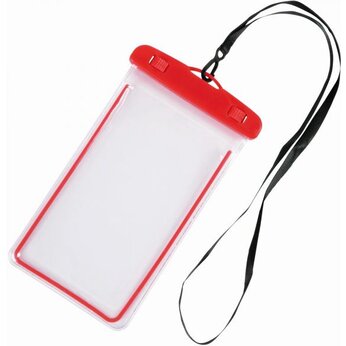 Чехол для телефона "Diver" красный/прозрачный