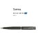Ручка шариковая автоматическая "Sienna" черный/серебристый