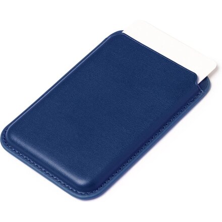 Держатель магнитный для банковских карт "WASAT", синий