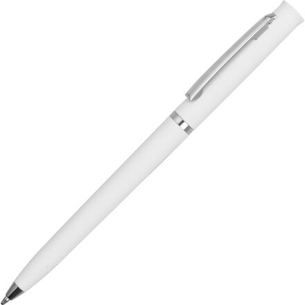Ручка шариковая автоматическая "Navi" белый/серебристый