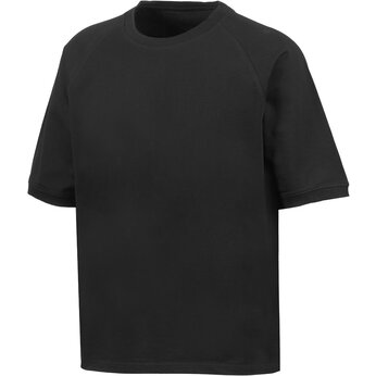 Футболка унисекс "Warsaw" 220, XXL, рукав реглан, черный