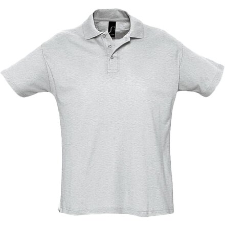 Рубашка-поло мужская "Summer II" 170, XXL, св.-серый меланж