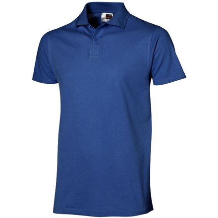 Рубашка-поло мужская "First" 160, S, классический синий