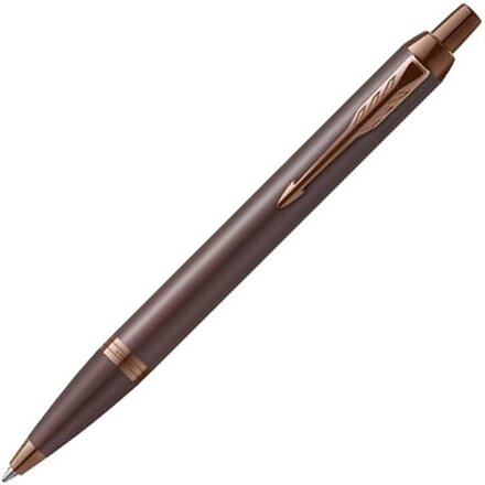 Шариковая ручка Parker IM Monochrome Brown, стержень:M, цвет чернил: blue, в подарочной упаковке.
