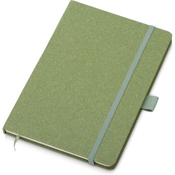Блокнот А5 "Snow Hard" твердая обложка, 80 листов 70 гр/м2, зеленый