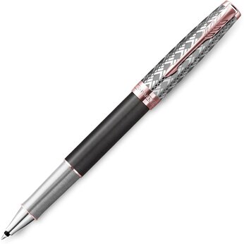 Ручка-роллер Parker Sonnet Premium Refresh GREY GT, стержень: F, цвет чернил: black, в подарочной упаковке