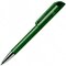 Ручка шариковая автоматическая "Flow 30 CR" зеленый/серебристый