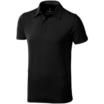 Рубашка-поло мужская "Markham" 200, L, антрацит/черный