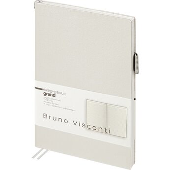 Ежедневник недатированный А5 "Grand", жемчужный