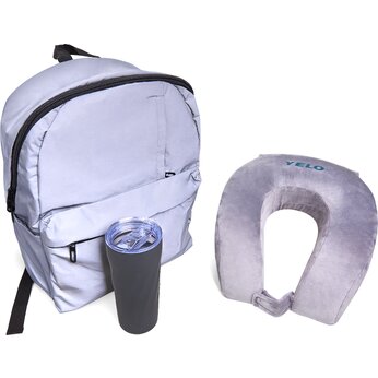 Набор подарочный: рюкзак "Reflector", кружка термическая "Family Radmir", подушка-подголовник "Stash & Snooze"