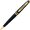 Шариковая ручка Waterman Expert, цвет: Black Laque GT, стержень: Mblue