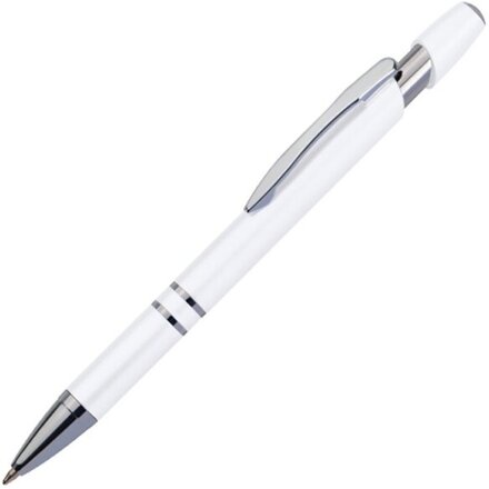 Ручка шариковая автоматическая "Epping" белый/серебристый