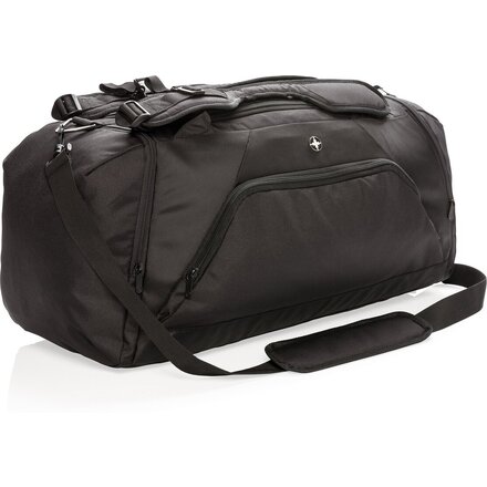Сумка-рюкзак спортивная "Swiss peak" черный