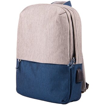 Рюкзак для ноутбука 15,6" "Beam Mini" серый/темно-синий