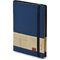Ежедневник недатированный «Oxford» А5, синий, срез золотистый