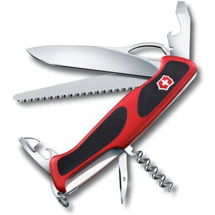 Нож карманный "RangerGrip 79 0.9563.MC" красный/черный