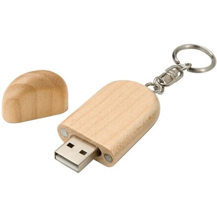 Карта памяти USB Flash 2.0 32 Gb "Maple" бежевый