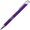 Ручка шариковая автоматическая "Ascot" фиолетовый/серебристый