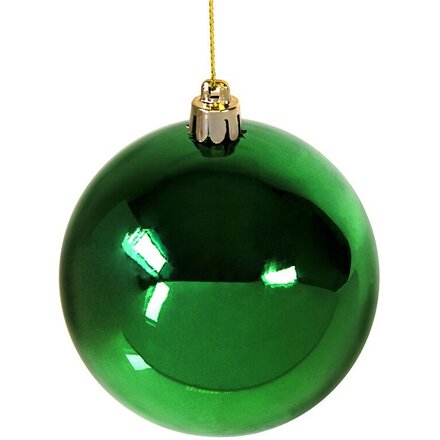 Шар новогодний "Gloss" зеленый