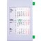 Календарь настольный "9509" 2023-2024, серый/зеленый