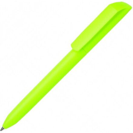 Ручка шариковая автоматическая "Flow Pure MATT F" неоновый желтый