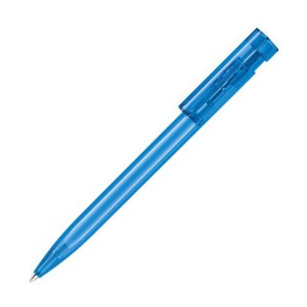 Ручка шариковая автоматическая "Liberty Clear" голубой