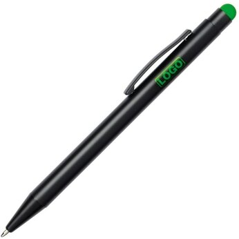 Ручка шариковая автоматическая "Black Beauty" черный/зеленый
