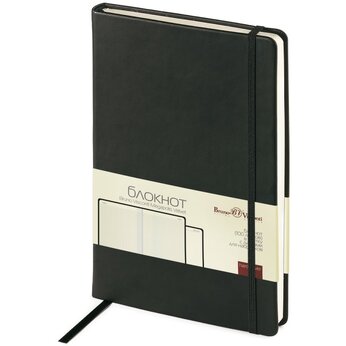 Блокнот "Megapolis Velvet" А5, черный