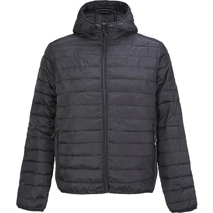 Куртка мужская "STREAM HOODED" 280T, S, черный