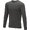 Ponoka мужская футболка из органического хлопка, длинный рукав, storm grey, размер XL