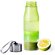 Бутылка для воды "Selmy" зеленый/прозрачный